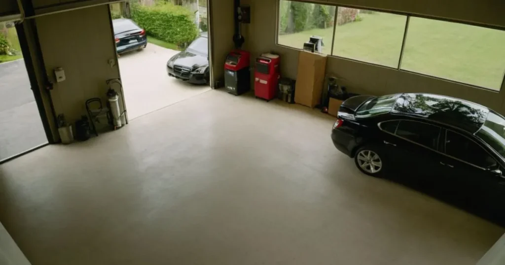 view from smart garage door camera system