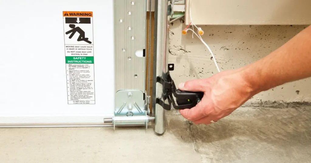 Guide to Garage door safety sensor troubleshooting in Mesa