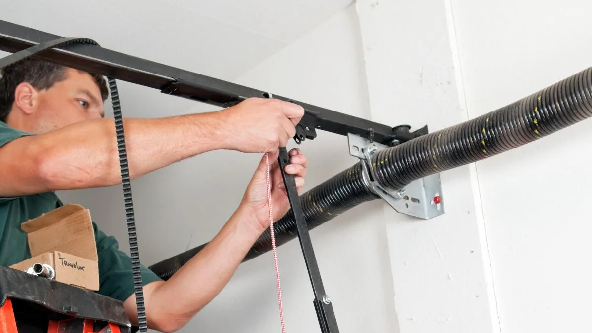 Garage Door Track Repair